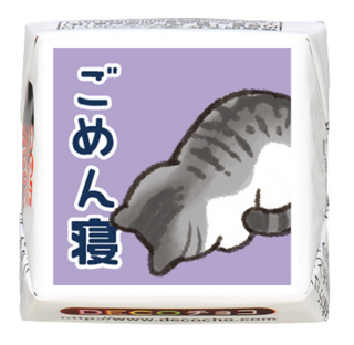 【猫の日】サバトラ猫　ごめん寝