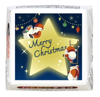 【クリスマス】星とサンタ