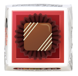 【バレンタイン】なんちゃってチョコ スクエア