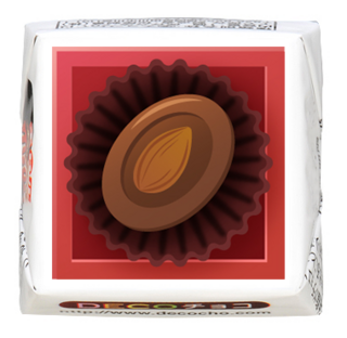 【バレンタイン】なんちゃってチョコ アーモンド