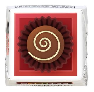 【バレンタイン】なんちゃってチョコ ぐるぐる