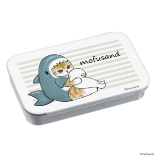 mofusand タブレット缶ケース サメにゃん
