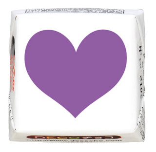 【LOVE】ハート紫