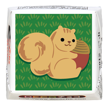 リス｜【特集】秋デザイン｜500種類以上のデザインから選んで一粒から