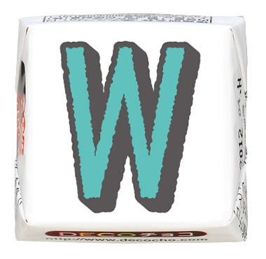 アルファベット（ふちどり）】W｜アルファベット（ふちどり）｜500種類