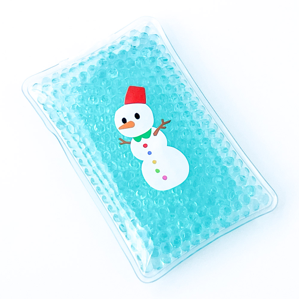 DECOLD】雪だるま 水色｜保冷剤 DECOLD｜500種類以上のデザインから