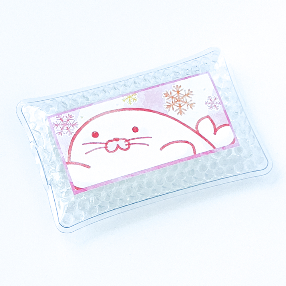 DECOLD】アザラシ クリア｜保冷剤 DECOLD｜500種類以上のデザインから