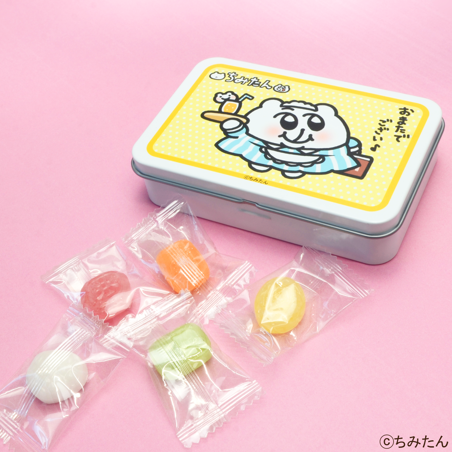 ちみたん 缶入りキャンディ A｜500種類以上のデザインから選んで一粒